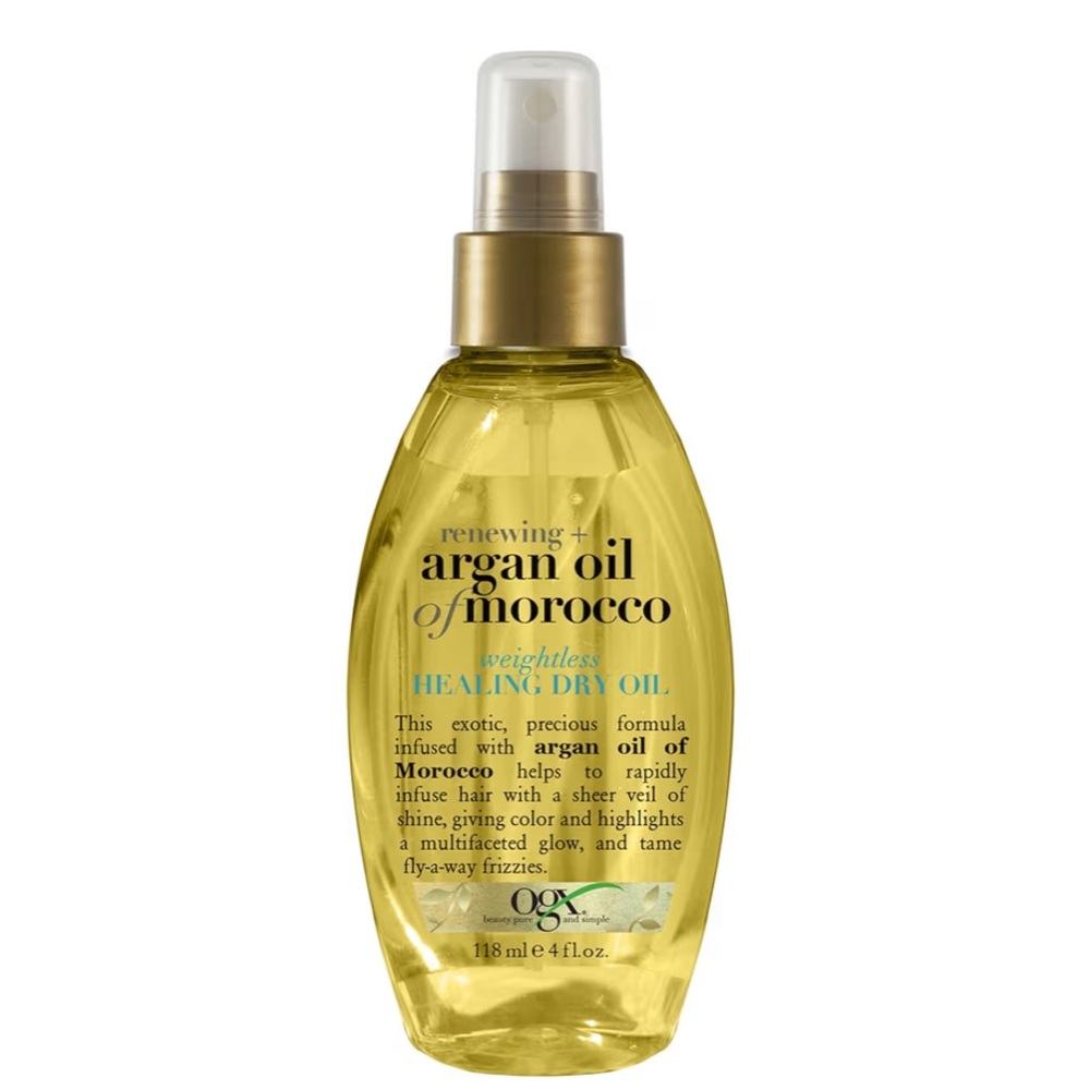 OGX Renewing + Argan Oil of Morocco Weightless Healing Dry Oil Spray. Spray 4oz